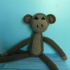 Monty the Monkey Crocheted Toy