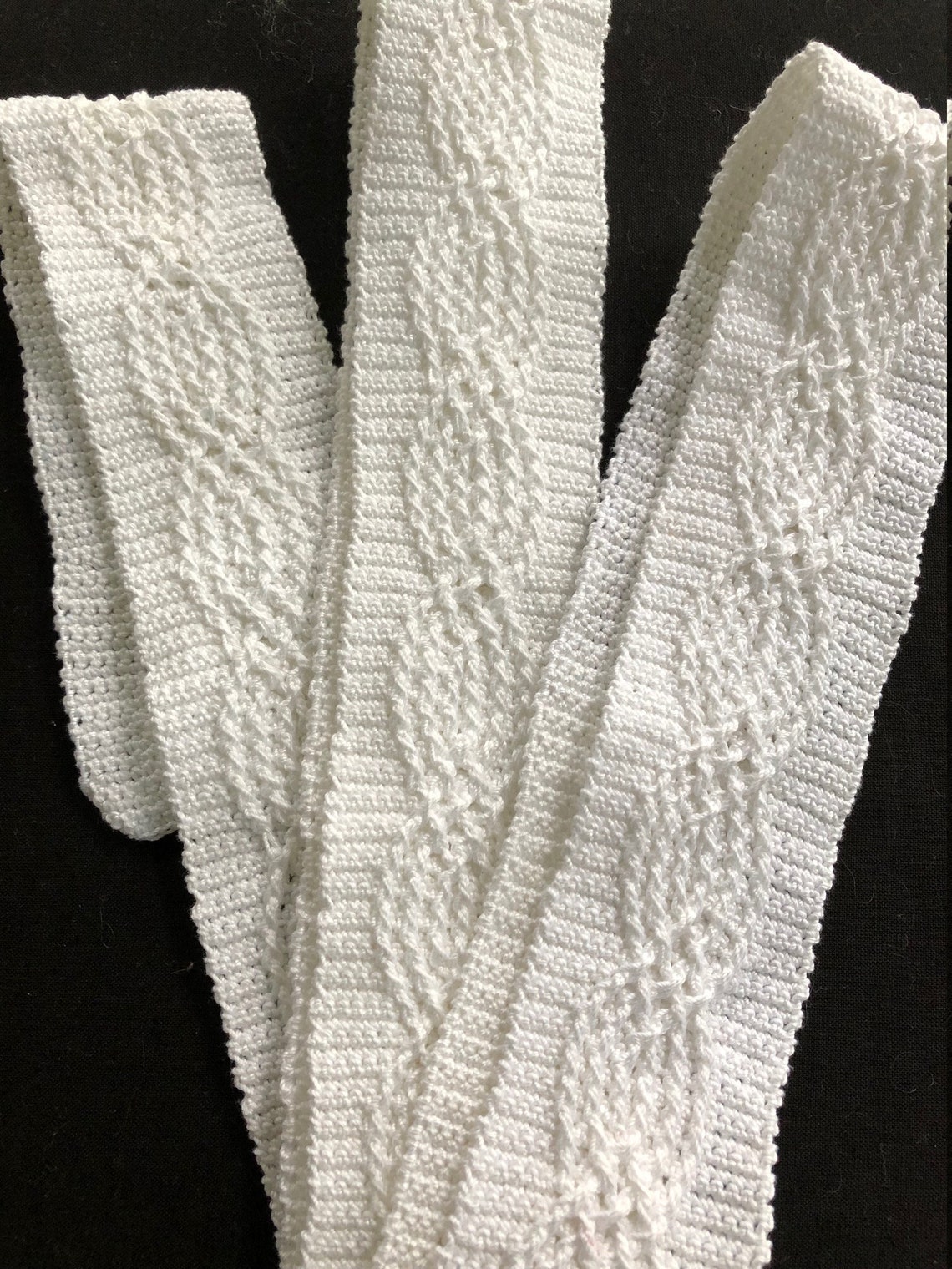 Crochet Thread Ribbon Thread Crochet Handfasting Ribbons - Etsy