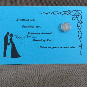 Silver Sixpence for the Bride