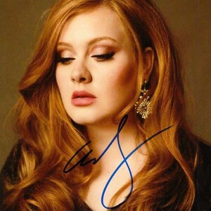 Adele Signed 8x10 Photo