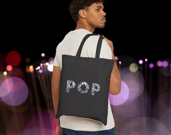 POP Disco Ball Tote Bag | Kiss All The Time Disco Occasionally | Harry Styles Fan Concert Tote