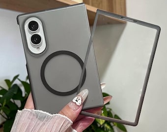 Clear Magnetic Phone Case for Samsung Galaxy Z Fold 8 Ultra Fold 7 6 5 4 Protective Cover