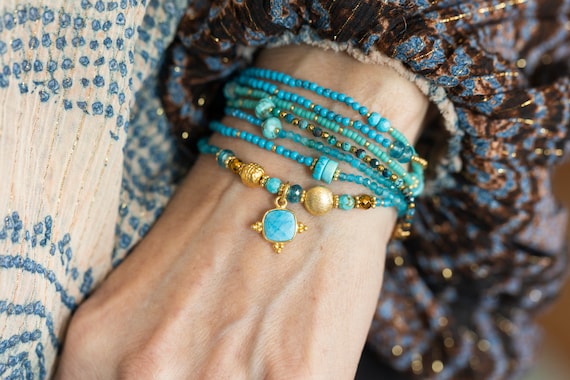 Turquoise Bracelet, DECEMBER BIRTHSTONE,