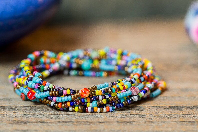 Wrap Bracelet Beaded Bracelet Stretch Bracelet Wraps 12 Etsy