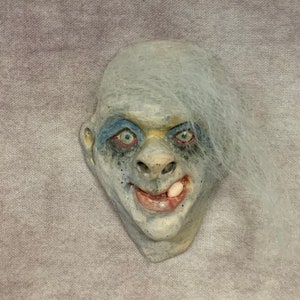 WITCH/GOBLIN MAGNETS - Hand sculpted magnets to hold important things on your refrigerator. MA10