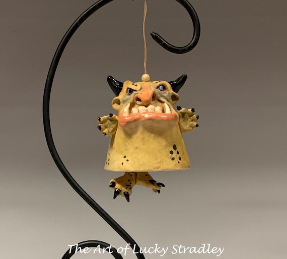 WIND CHIME - Ready to Ship - Hand Sculpted. Hang This Monster