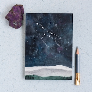 Ursa Major (Grote Beer), kaart, sterrenbeeld, A6