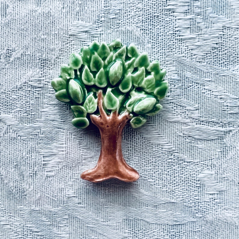 Ceramic Tree Tile for Mosaic Wall Art & Garden Art Hand Etsy