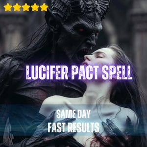 Lucifer Pact Spell, Dark Spiritual Ritual, Shadow Work Practice, Personal Power, Transformation Energy, Occult Inspired