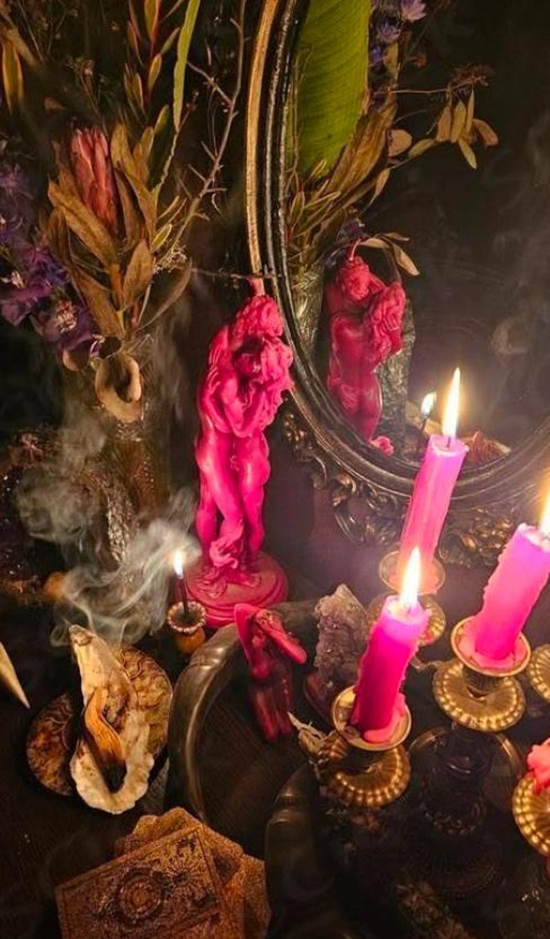 Bindande förpliktelse, Ritual för relationsharmoni, Kärleksförbindelse, Åtagandeintention, Romantisk energi, Andlig ritual bild 8
