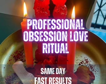 Rituel d'amour pour une obsession professionnelle, rituel de passion, manifestation d'amour, énergie romantique