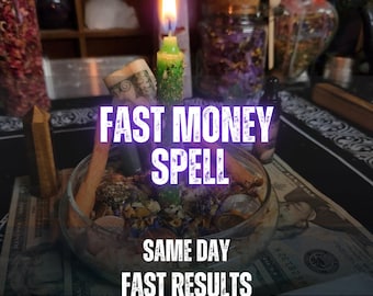Fast Money Spell, Quick Abundance Ritual, Wealth Manifestation, Prosperity Energy, Money Attraction, Financial Luck