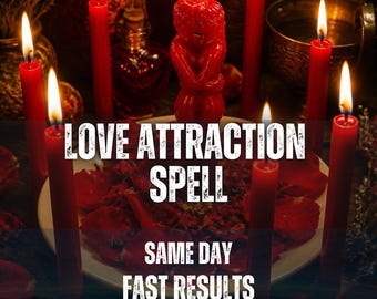 Love Attraction Spell, Personalized Ritual for Mutual Love, Romantic Energy and New Connections