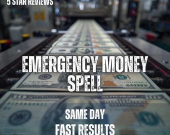 Emergency Money Spell, Fast Money Attraction Ritual, Urgent Financial Luck, Abundance Manifestation, Prosperity & Wealth Energy