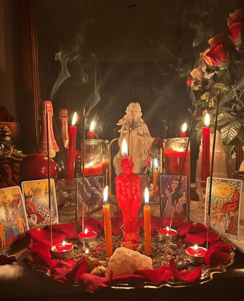 Bindande förpliktelse, Ritual för relationsharmoni, Kärleksförbindelse, Åtagandeintention, Romantisk energi, Andlig ritual bild 10