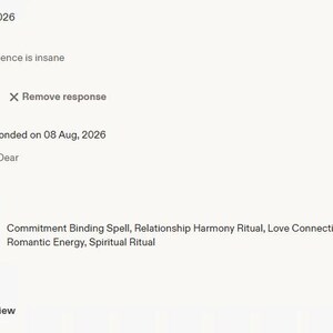 Bindande förpliktelse, Ritual för relationsharmoni, Kärleksförbindelse, Åtagandeintention, Romantisk energi, Andlig ritual bild 2