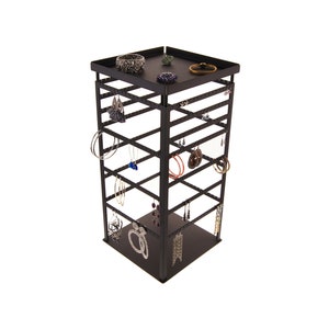 360 Rotating Spinning Jewelry Display Stand for Small, Long, Large ...