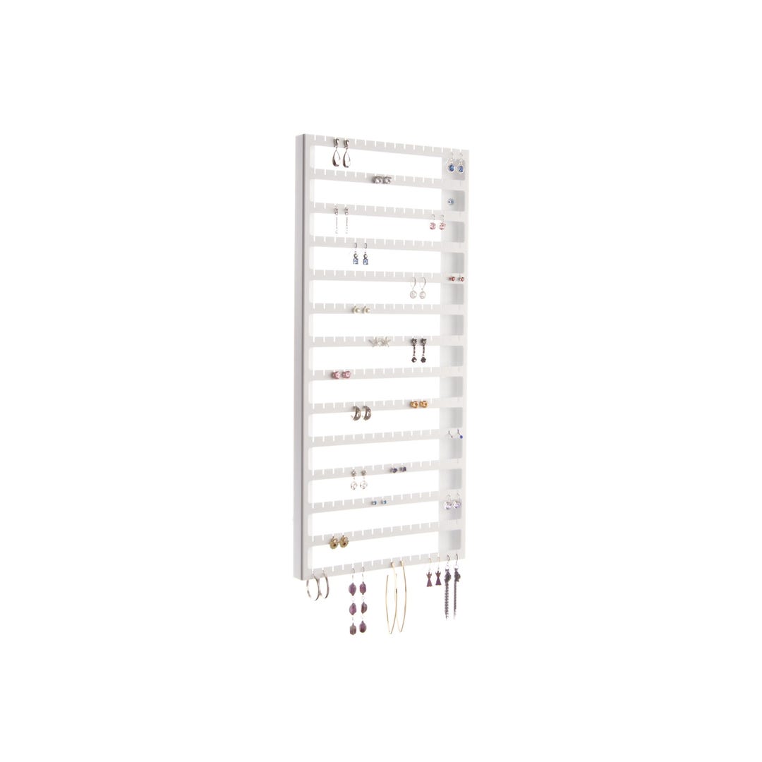 Wall Mount Earring Holder Organizer, Small Pierced Earrings Storage ...