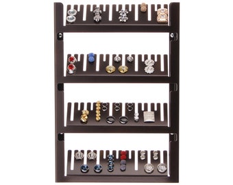 Wall Mount Cufflink Holder and/or Statement Finger Ring Organizer, Jewelry Display Rack, USA Made Steel/Metal