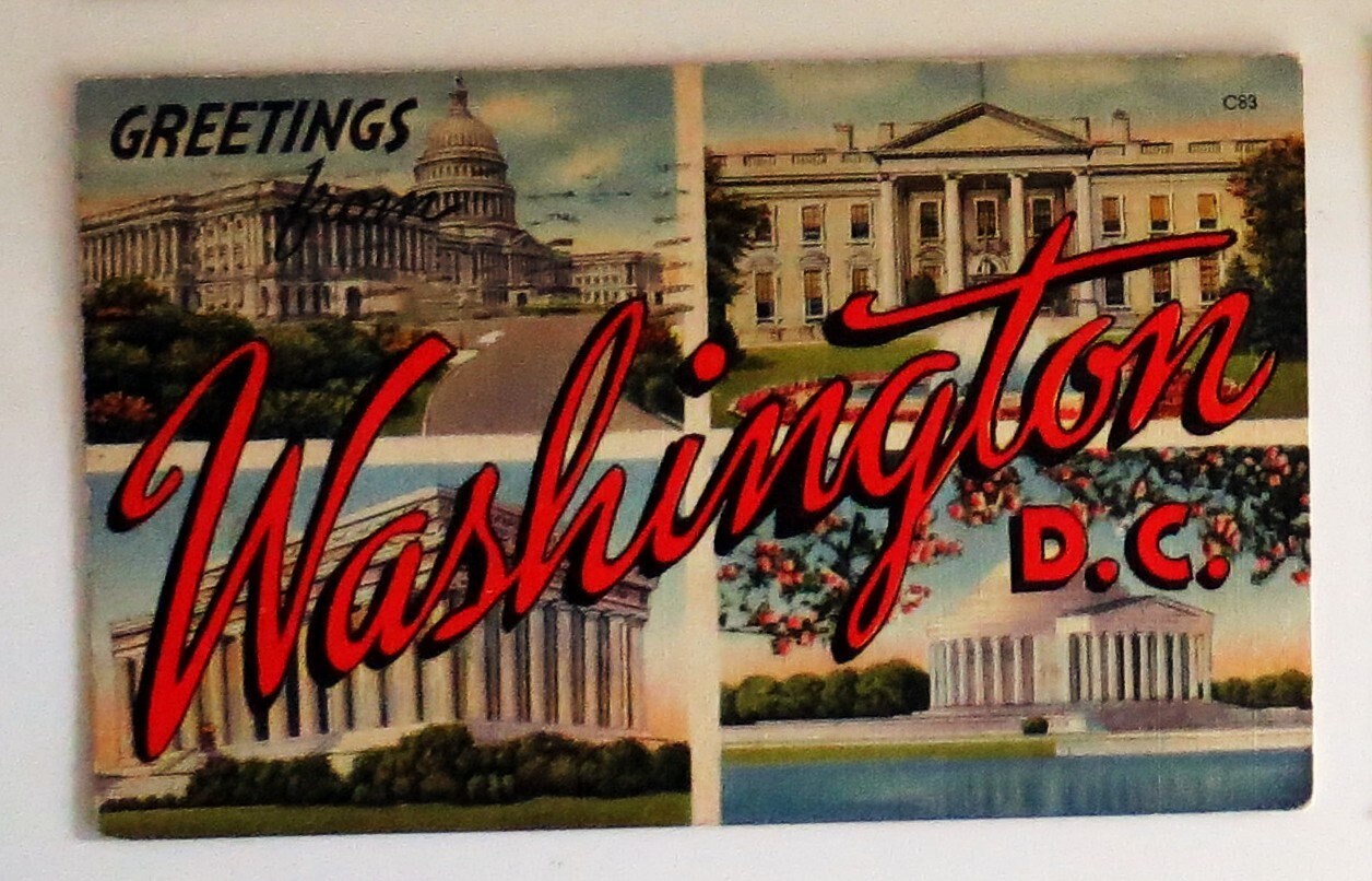 Postcards of Washington D.C. 6 Vintage Postcards Published Etsy