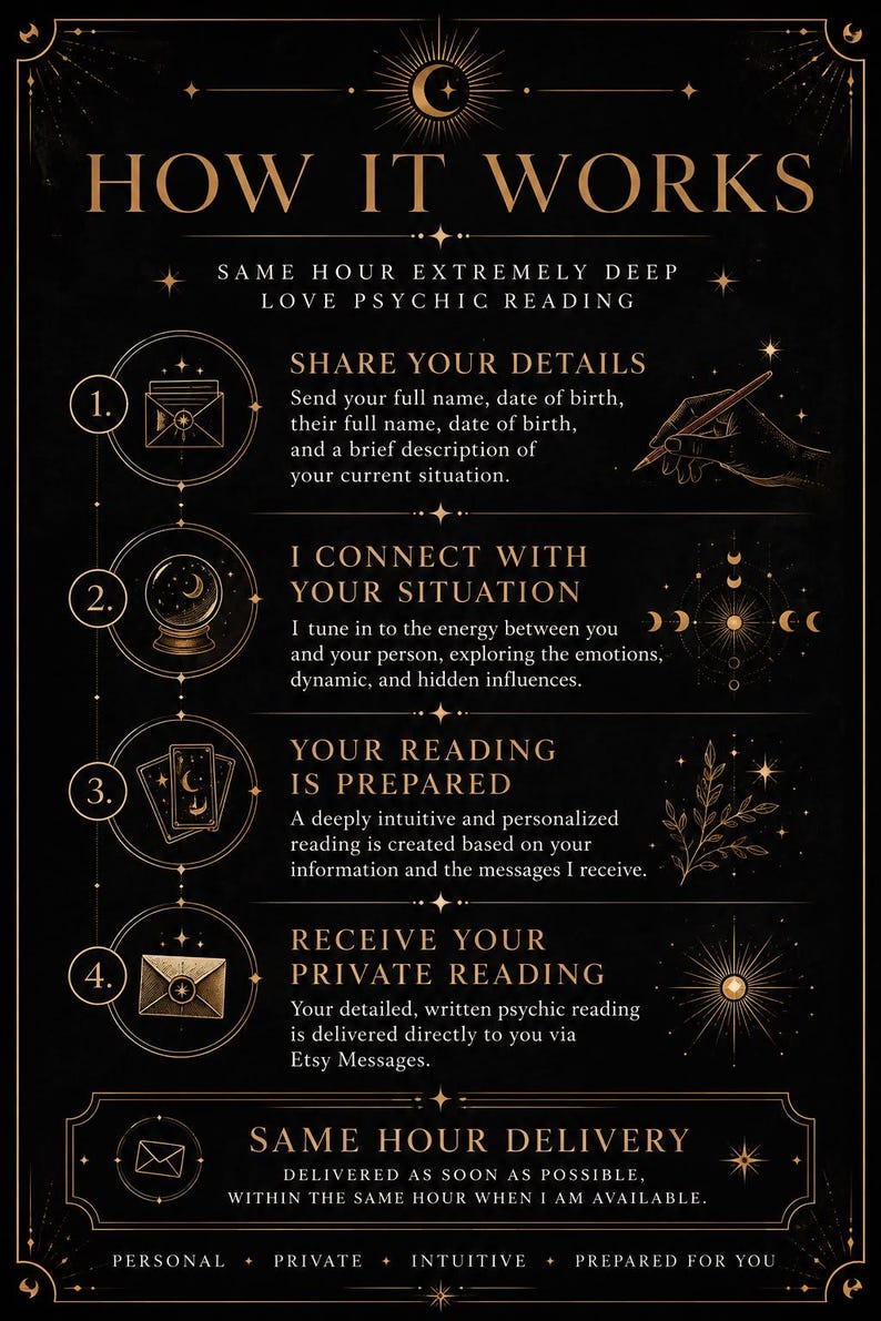 Same Hour Extremely Deep Love Psychic Reading image 2