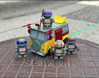 3D Printed "Chunky Turtle Party Wagon" Bundle Kit
