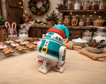 3D Printed "Holiday Helper Droid" Model Kit