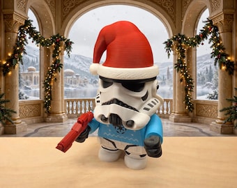 3D Printed "Christmas Armored Trooper" Model Kit