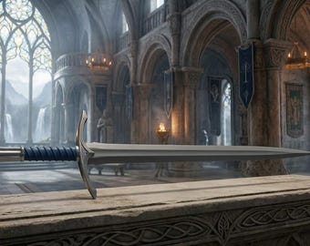 3D Printed "Elven Wizard's Longsword" Model Kit