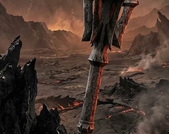 3D Printed "Dark Lord's War Mace" Model Kit