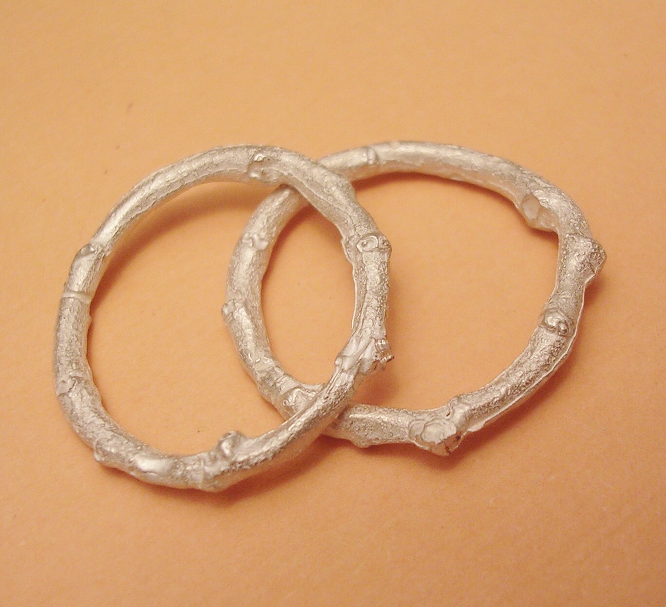 ring shanks or twig links raw unfinished sterling silver twig cast fi…