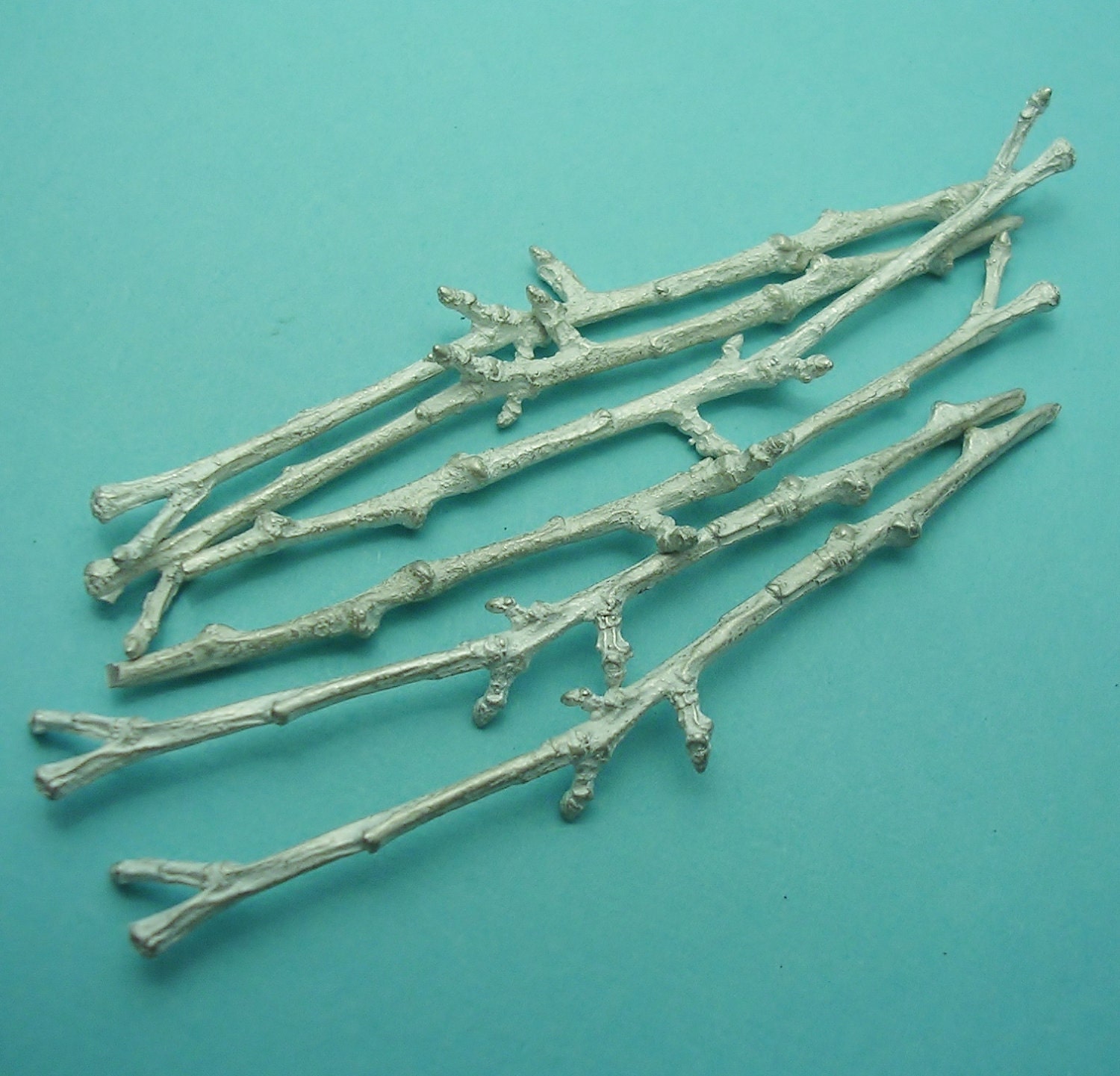 silver twigs, branches, sterling silver raw casting, metalsmithing su…