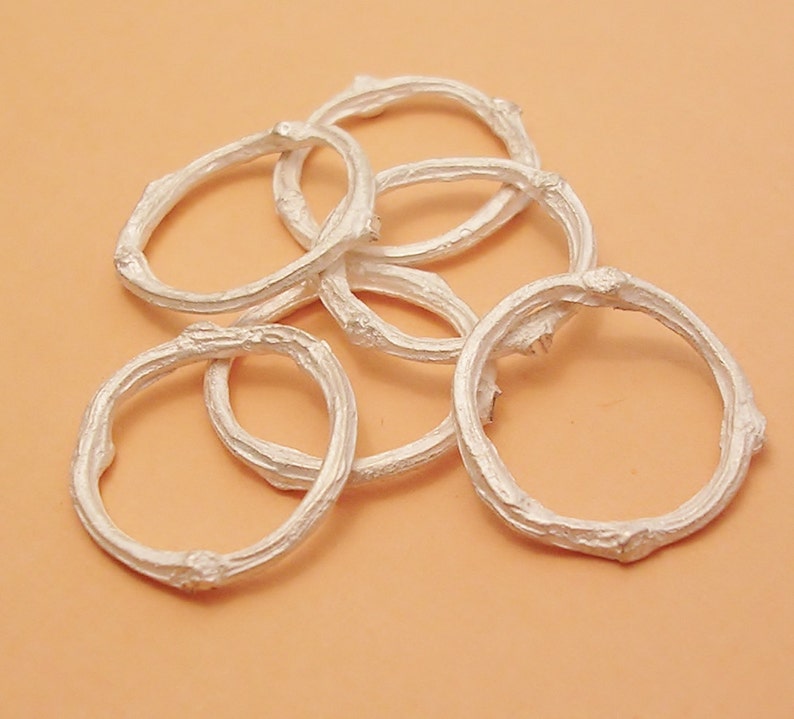 Twig ring shanks sterling raw silver casting jewelry making Etsy