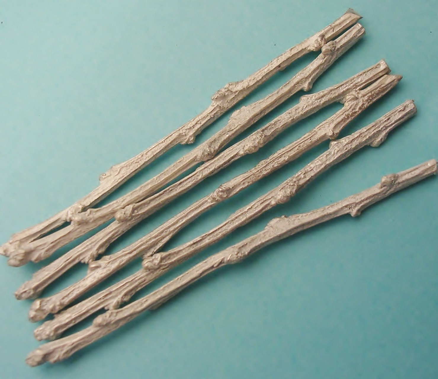 silver cast twig earring finding or ring shank supplies sterling unfi…