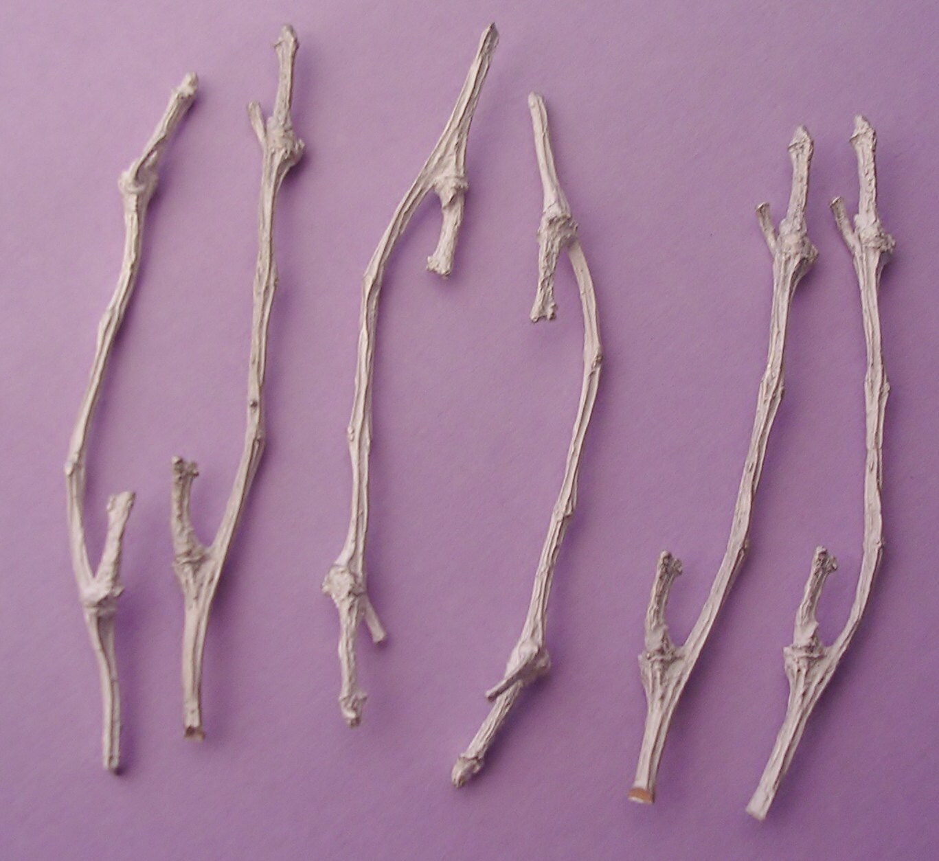 silver twigs cast twig branches silversmithing supplies UT004-6
