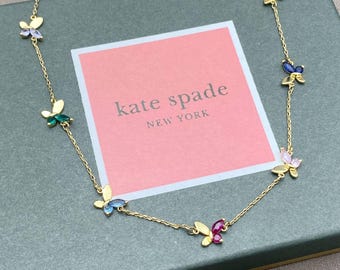 Kate Spade Butterfly Crystal Necklace