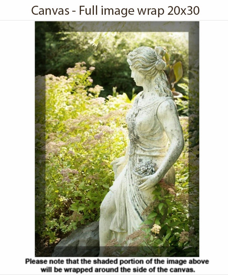 Bathroom Decor Statue PRINT and CANVAS Gallery Wrap Artwork Etsy