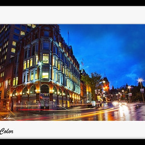 Ottawa Édifice Central, Photo, Lieu historique national du Canada, Décor maison bureau, Rue Elgin, Canada, Architecture Noir et blanc sépia
