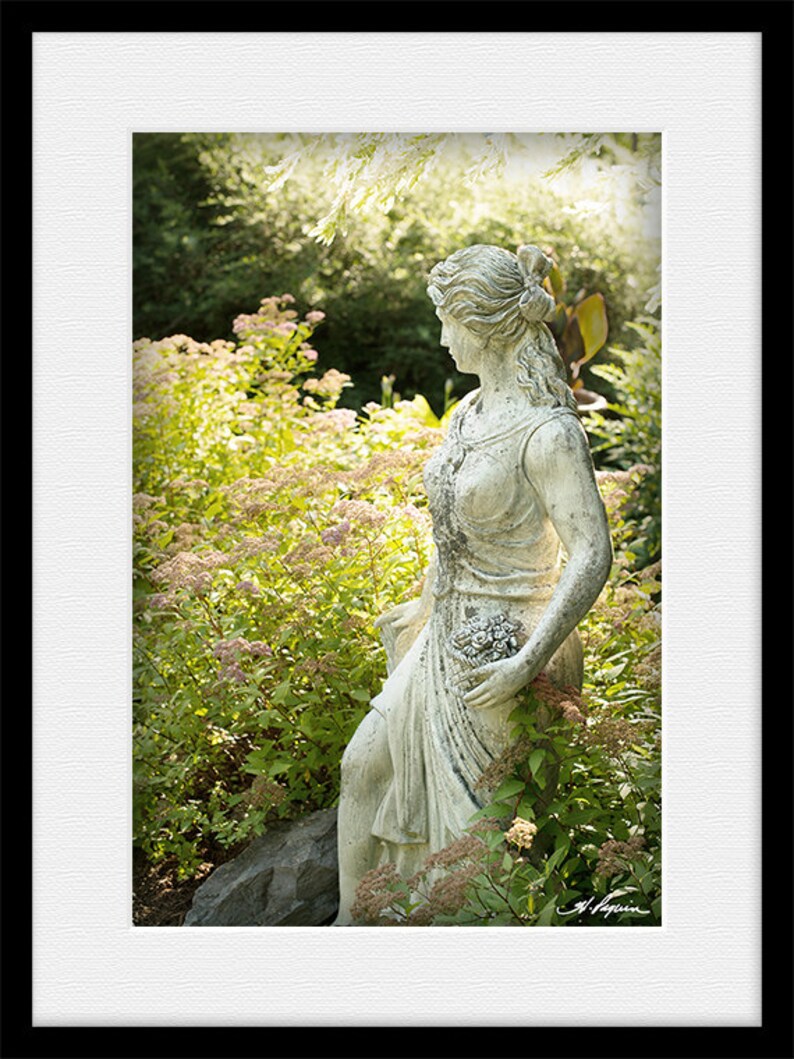 Bathroom Decor, Statue PRINT and CANVAS Gallery Wrap Artwork Picture