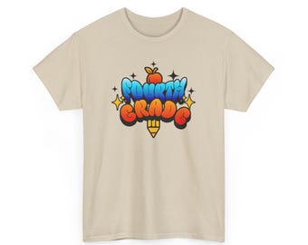 Teacher Tee Fourth Grade Pencil Apple Back To School Field Trip Short Sleeve