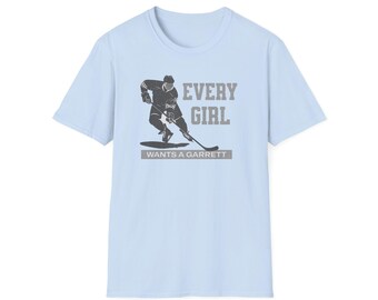 Off Campus Womens Tee Every Girl Hockey Player T-Shirt Graphic Short Sleeve Garrett