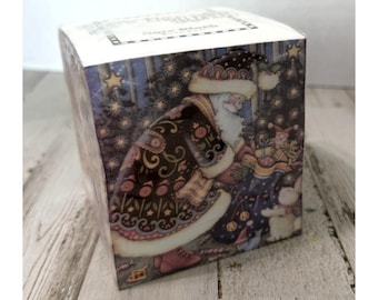 Mary Engelbreit Note Block Vintage 1977 Christmas Santa Claus Office School Gift