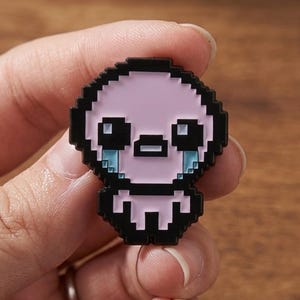 Isaac Enamel Pin, The Binding of Isaac Inspired Lapel Pin, Gamer Gift, Collectible Pin