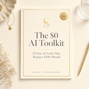 Free AI Toolkit: 25 Tools Replace Paid Software (Digital PDF)