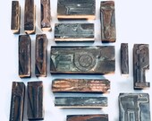 Collection of 21 Tool Industrial Machine Parts Printer Blocks - Pliers Wrench Pipe Wrench, Planes, Drill Bits, Rasps, Clamps Printer Blocks