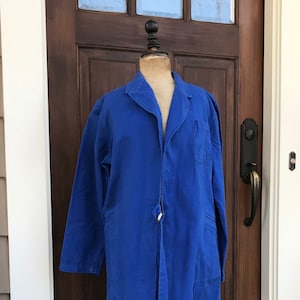 French Chore Jacket, Blue de Travail, Cotton Twill, Garden, Farmhouse, Paysan, Peasant, Work Wear, Homesteading