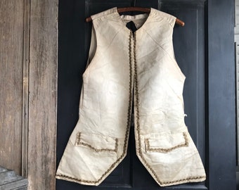 V*r様 1930s France wool check gilet V*r様 1930s France wool check gilet