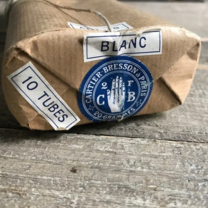 French Blanc Thread, Cartier Bresson, Original Packaging, 10 Pack, 20 Grammes Each image 5