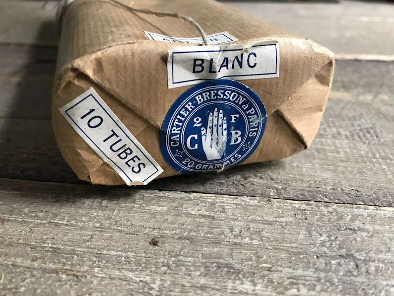 French Blanc Thread, Cartier Bresson, Original Packaging, 10 Pack, 20 Grammes Each image 5