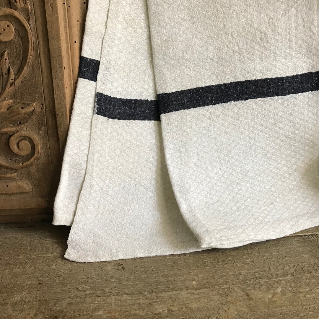 French Striped Basque Cloth, Table Runner, Diamond Pattern, Linen, Hemp ...